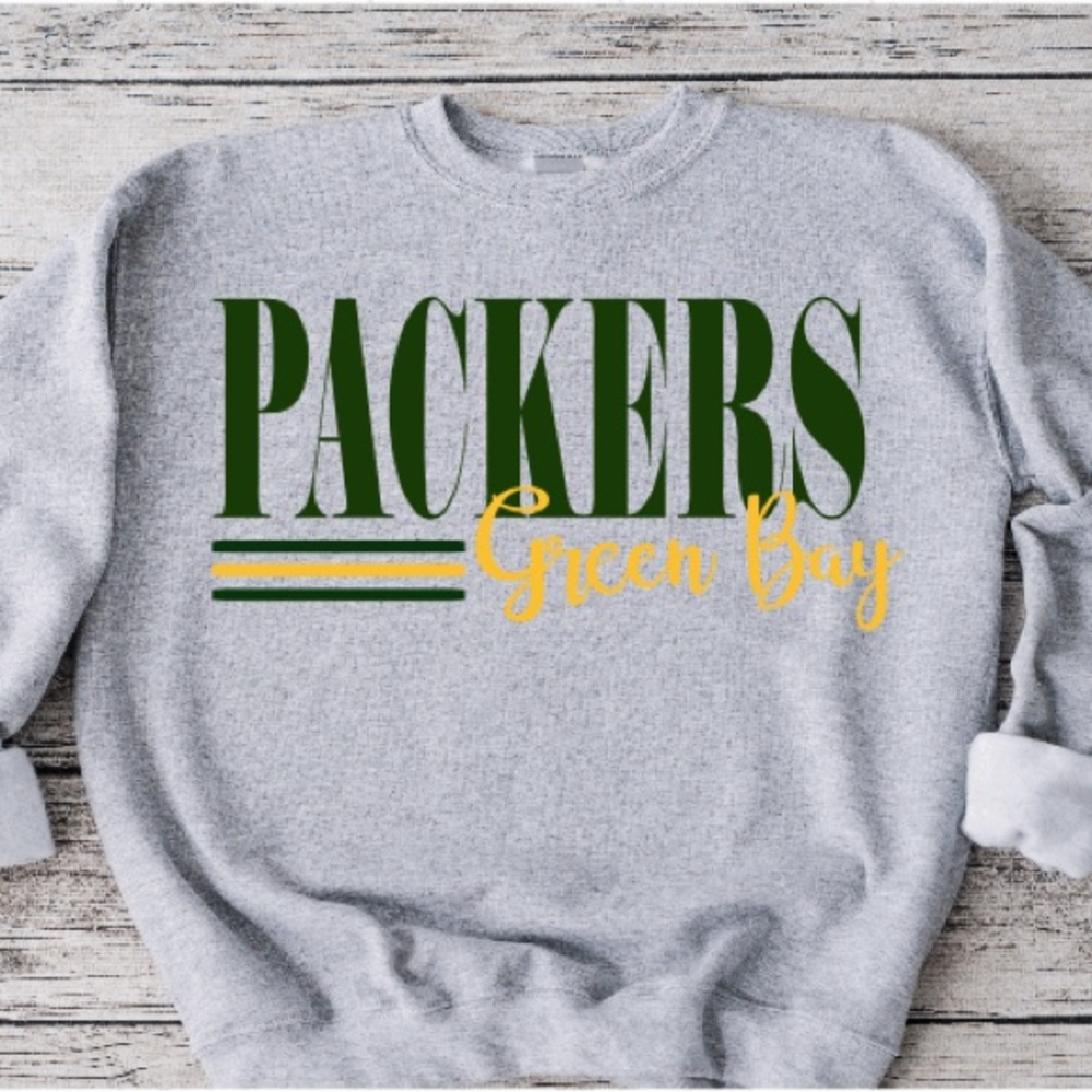 ⭐️HP⭐️ Packers Stripe Crewneck